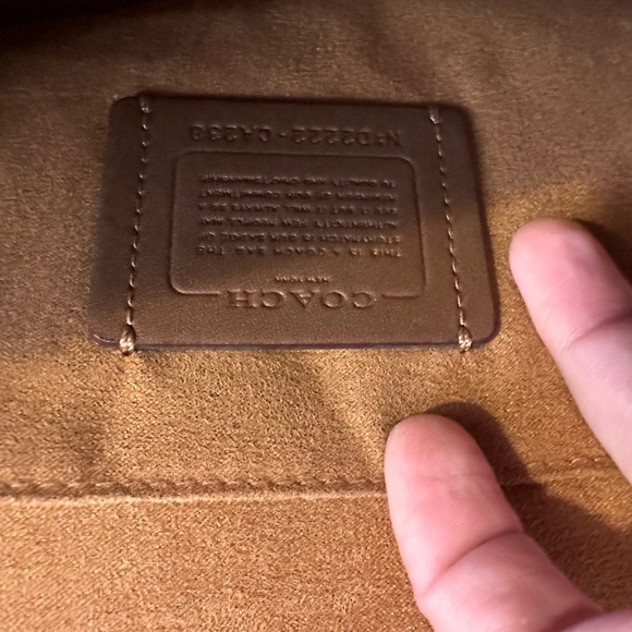 Coach purse. Pebble leather - Picture 9 of 12